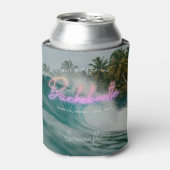 バチェロレッテトロピカルパームズネオン |モノグラム 缶クーラー (缶正面)