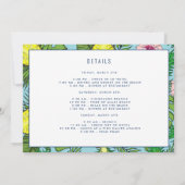 バチェロレッテトロピカルビーチガールズウィークエンドゲートウェイ  招待状 (裏面)