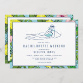 バチェロレッテトロピカルビーチガールズウィークエンドゲートウェイ  招待状 (正面/裏面)