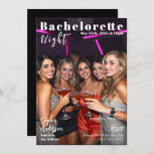 バチェロレッテナイトマガジンカバー 招待状 (正面/裏面)