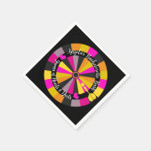 バチェロレッテバッシュゲームオブダーツテーマ スタンダードカクテルナプキン (角)