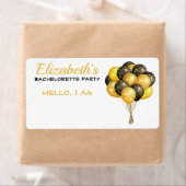 バチェロレッテバルーン紙ラベル名タグ ラベル (インサイチュ)