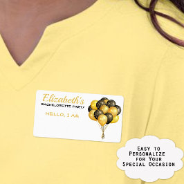 バチェロレッテバルーン紙ラベル名タグ ラベル