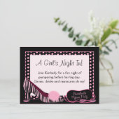 バチェロレッテパジャマパーティの招待状 招待状 (スタンド正面)