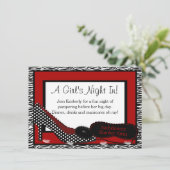 バチェロレッテパジャマパーティの招待状 招待状 (スタンド正面)