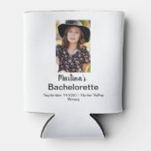 バチェロレッテパーソナライズされた名（写真） 缶クーラー (正面)