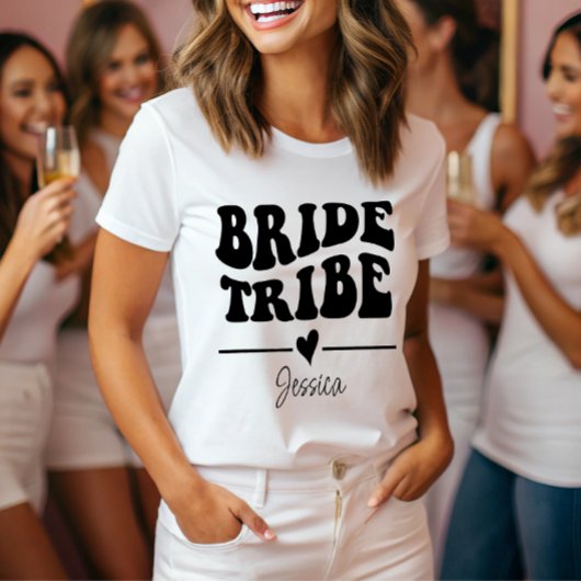 バチェロレッテパーソナライズされた花嫁部族 Tシャツ