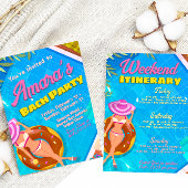 バチェロレッテパーティーのご案内 - 週末の予定 招待状