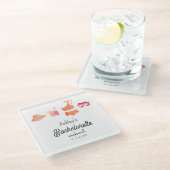 バチェロレッテビーチガールズトロピカルウィークエンド ガラスコースター (アングル)