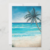 バチェロレッテビーチバケーションシースケープ 招待状 (裏面)