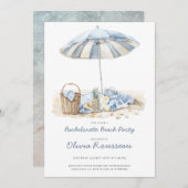 バチェロレッテビーチパーティの招待状 招待状 (正面/裏面)