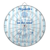 バチェロレッテビーチパーティーの最後のトーストオンザコースト ダーツボード (正面)