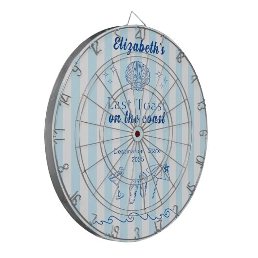 バチェロレッテビーチパーティーの最後のトーストオンザコースト ダーツボード (正面左)