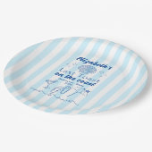 バチェロレッテビーチパーティーの最後のトーストオンザコースト ペーパープレート (アングル)