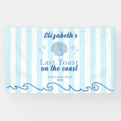 バチェロレッテビーチパーティーの最後のトーストオンザコースト 横断幕 (横)