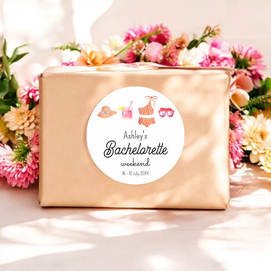 バチェロレッテビーチビキニウィークエンド ラウンドシール