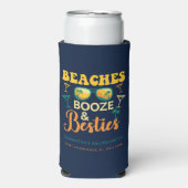 バチェロレッテビーチブーゼベスティーズカスタム スリム缶クーラー (Seltzer正面)