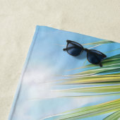 バチェロレッテビーチモノグラムカクテルシースケープ ビーチタオル (インサイチュ)