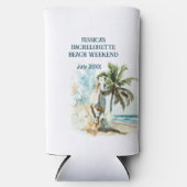 バチェロレッテビーチ週末 スリム缶クーラー (正面)