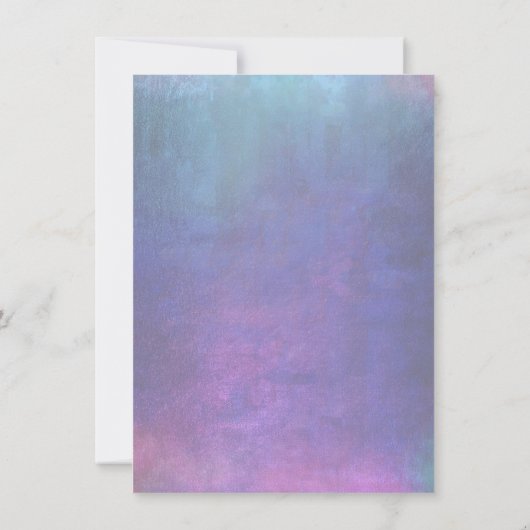 バチェロレッテピンク水中競技パステルウォーターカラー 招待状 (裏面)