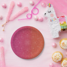 バチェロレッテピンク&オレンジオンブレカラフルパーティー