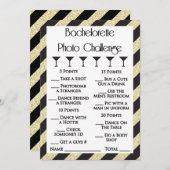 バチェロレッテフォトチャレンジパーティーゲーム 招待状 (正面/裏面)