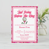 バチェロレッテブライダルシャワーゴルフピンクローズ 招待状 (スタンド正面)