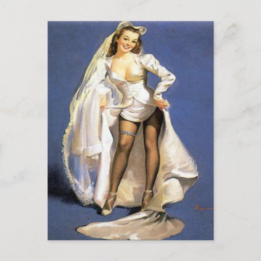 バチェロレッテブライダルシャワーパーティー..... インビテーションポストカード (正面)