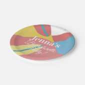 バチェロレッテブライダルシャワービーチサーフィン ペーパープレート (アングル)