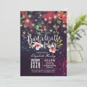 バチェロレッテブライダルシャワーブルゴーニュフローラ 招待状 (スタンド正面)