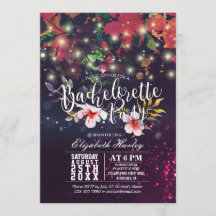 バチェロレッテブライダルシャワーブルゴーニュフローラ