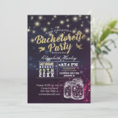 バチェロレッテブライダルシャワーメイスンジャールライト 招待状 (スタンド正面)