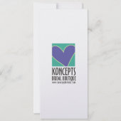 バチェロレッテブライドマンガ招待状 招待状 (裏面)