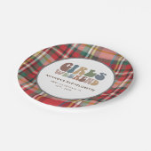 バチェロレッテプレイドガールズウィークエンドレトロ ペーパープレート (アングル)