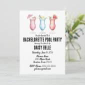 バチェロレッテプールパーティの招待状 招待状 (スタンド正面)