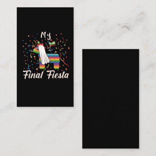 バチェロレッテヘンナイトファイナルフィエスタピナタ 名刺 (正面/裏面)