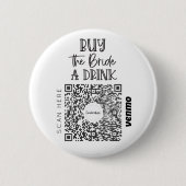 バチェロレッテベンモQRコ買ードザ花嫁AドリンクB 缶バッジ (正面)