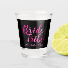 バチェロレッテホットピンクブラック ショットグラス