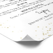 バチェロレッテボホカクテルギルド飲料メニューサイン ポスター (角)