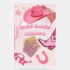 バチェロレッテポスター – グリッターとGlam アクリルサイン