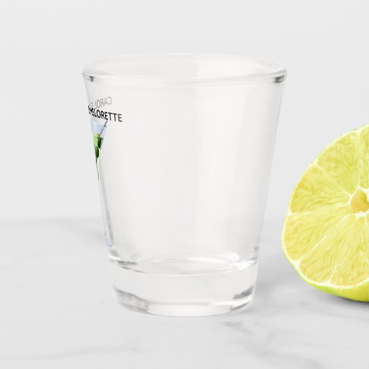 バチェロレッテマルティーニとオリーブのカクテル ショットグラス (右)