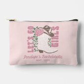 バチェロレッテメイクバッグラストパーソナライズされたロデオ アクセサリーポーチ (正面)