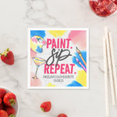 バチェロレッテモダン大理石とSIPナプキンス スタンダードカクテルナプキン (インサイチュ)