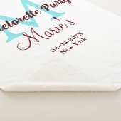 バチェロレッテモノグラム追加名日付場所si シェルパブランケット (3/4)