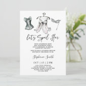 バチェロレッテランジェリーブライダルシャワー 招待状 (スタンド正面)