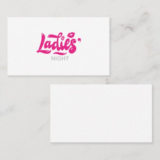バチェロレッテレディーズナイトリップ 名刺 (正面/裏面)