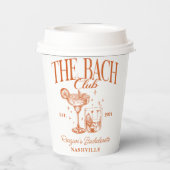 バチェロレッテレトロカクテルオレンジカスタム 紙コップ (裏面)