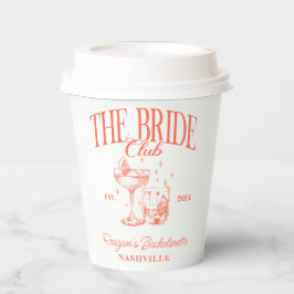 バチェロレッテレトロカクテルオレンジブライド 紙コップ