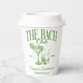 バチェロレッテレトロカクテルグリーンカスタム 紙コップ (裏面)