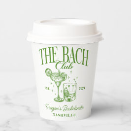 バチェロレッテレトロカクテルグリーンカスタム 紙コップ
